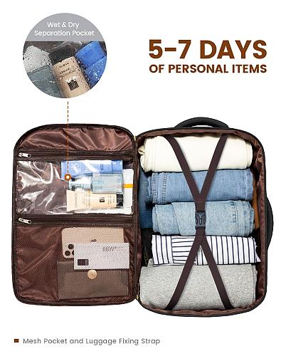 LOVEVOOK Travel Backpack for Women 40L Large Carry On Backpack Flight Approve...
