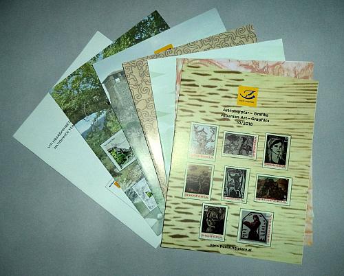 Year Circular Booklets 2018 of Albania Stamps. Albanian and English language