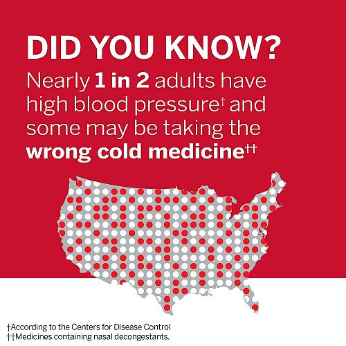 Coricidin HBP Decongestant-Free Cold Symptom Relief for People with High Bloo...