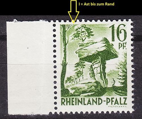 GERMANY Alliiert Franz. Zone [RheinlPfalz] MiNr 0006 yv I ( **/mnh )