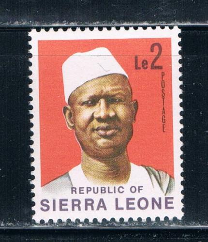 Sierra Leone 434 2le Unused Pres Siaka Stevens CV 2.50 (S0195)+