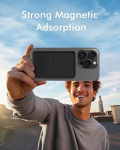 podoru for Magsafe Battery Pack Foldable 10000mAh Wireless Portable Charger w...