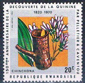 Rwanda 367 Unused Cinchona flower (R0390)+