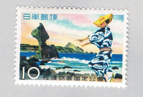 Japan 653 Unused Local Dancer 2 1958 (BP66114)