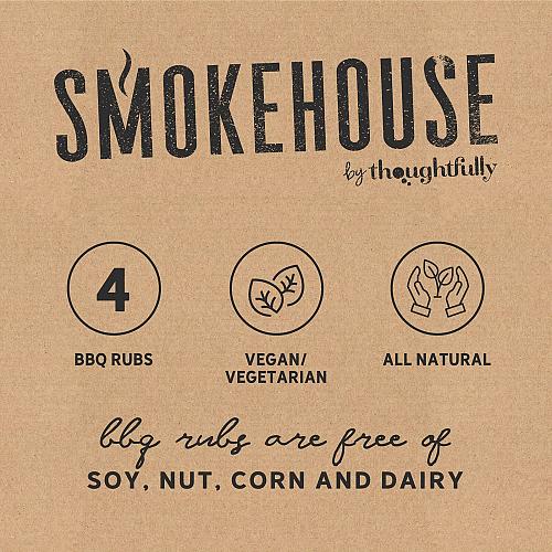 Smokehouse Gift Set by Thoughtfully Vegan and Vegetarian Barbecue Rubs Flavor...