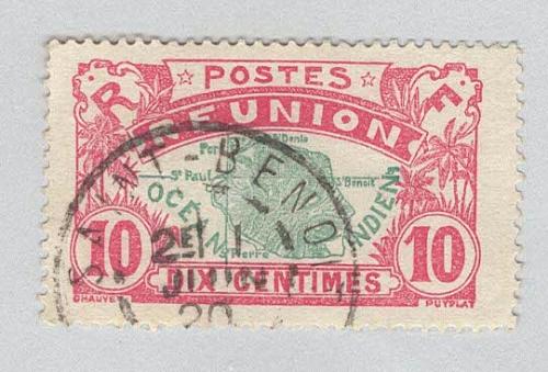 Reunion 65 Map of Reunion Used 3 (BP96103)