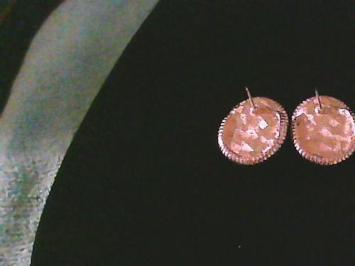 Vintage Napier Gold Faux Cream Pearl Post Stud Retro Earrings