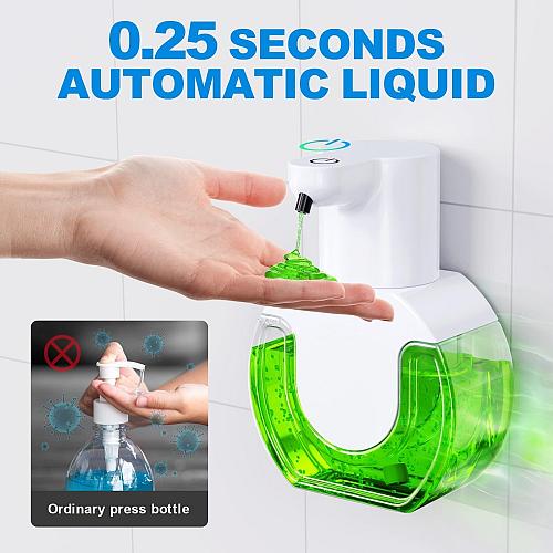 Automatic soap Dispenser touchless 15oz/420ml Kitchen Dish Automatic Liquid S...