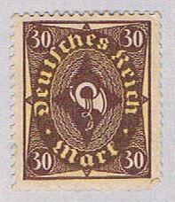 Germany 183 MLH Post Horn 1921 (G0563)+