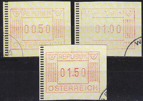 &Ouml;STERREICH AUSTRIA [ATM] MiNr 1 ex ( O/used ) [01]