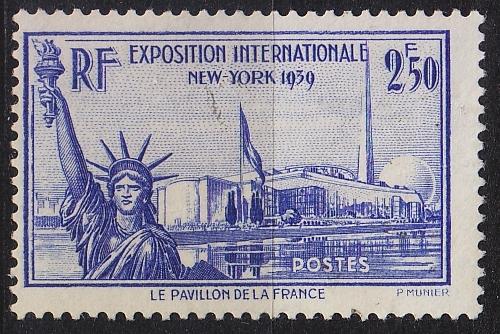 FRANKREICH FRANCE [1939] MiNr 0445 ( oG/no gum )