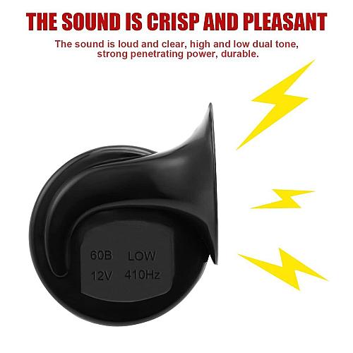 Super Loud Train Horns Car Waterproof Durable Air Electric Snail Horn 12V Rag...