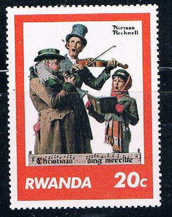 Rwanda 1027 Unused Saturday Evening Post Norman Rockwell (R0361)+