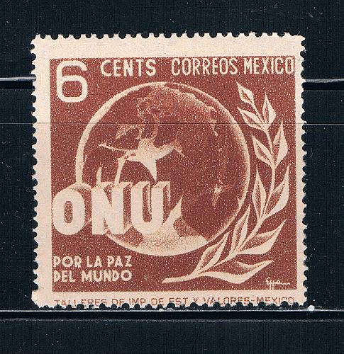 Mexico 814 Unused Allegory of World Peace (M0208)