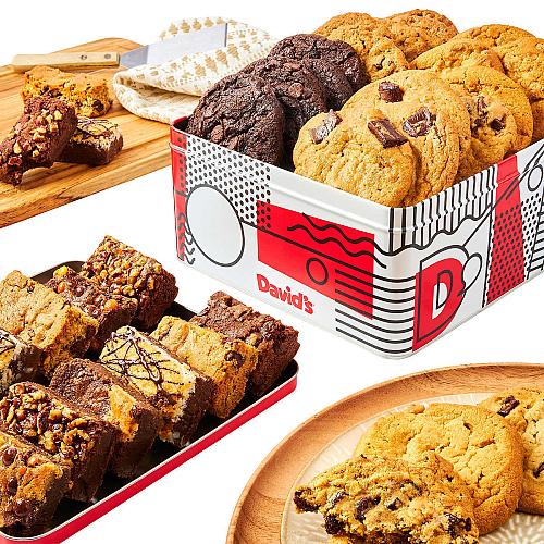 David s Cookies Signature 12 Cookie 10 Brownie Assortment