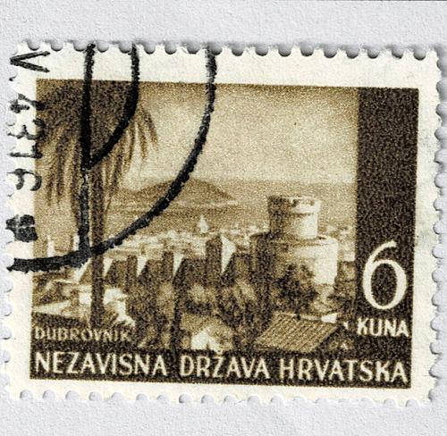 Croatia Croatia 40 Dubrovnik Castle 1941 Used (BP91526)