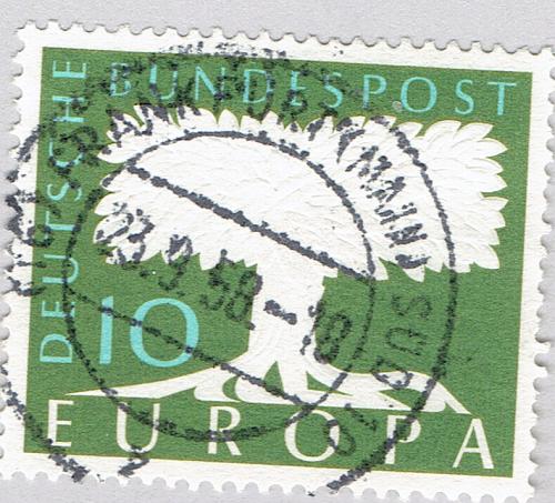 Germany Europa green 10 tree Used (BP92502)