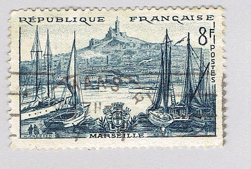 France 775 Marseille 1955 Used (BP91820)