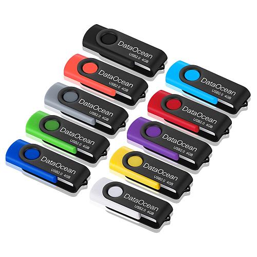 10 Pack DataOcean 4GB USB 2.0 Flash Drive Memory Stick Thumb Drives 4GB X 10 ...