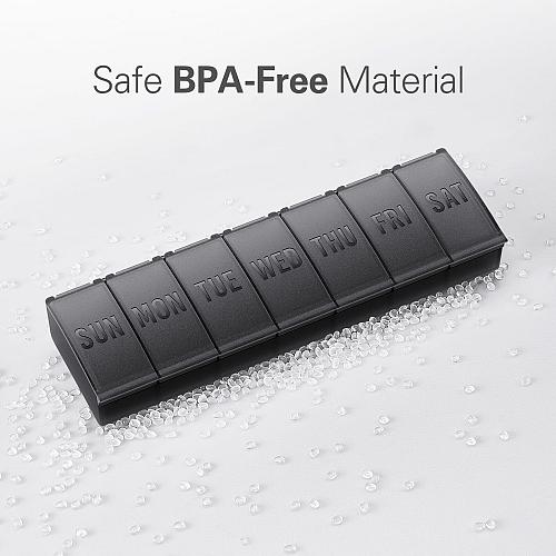 Barhon Pill Organizer Large Weekly Pill Organizer Pill Box Medicine Pill Orga...