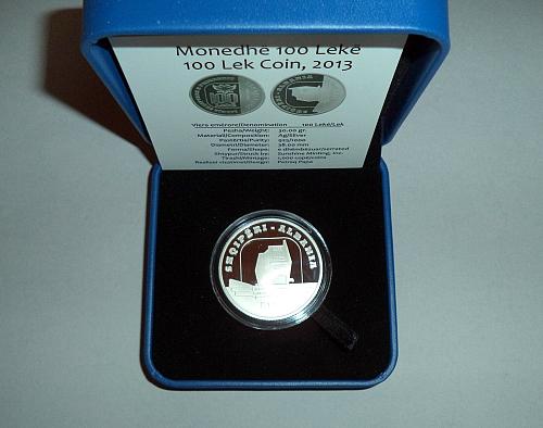 Albania Coin 100 Leke, 2013. &ldquo;135th Anniv. of the League of Prizren". UNC Silver