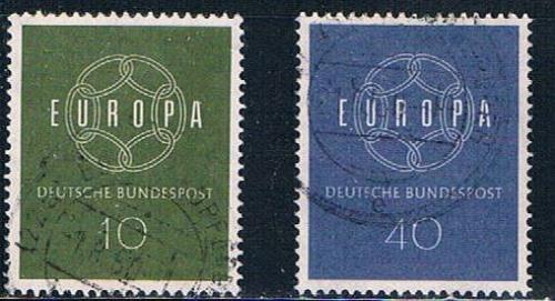 Germany 805-06 Used set Europa 1959 (GI0638P190)+