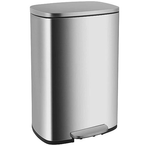FDW 13 Gallon/50 L Garbage Can Kitchen Trash Can with Lid for Office Bedroom ...