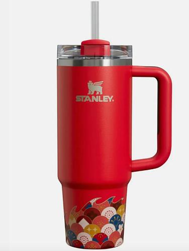 Stanley Lunar New Year Limited Edition Quencher H2.0 Flowstate Tumbler 30 OZ RED