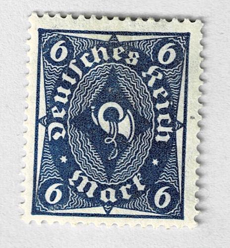 Germany 189 posthorn blue 1921 MLH (BP90935)
