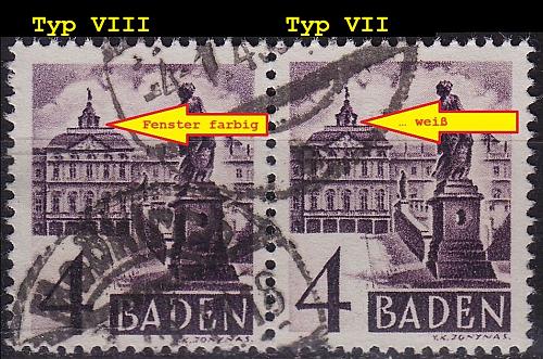 GERMANY Alliiert Franz. Zone [Baden] MiNr 0029 ya VIII+VII ( O/used ) [02]