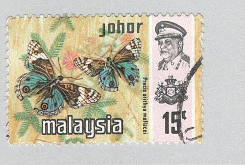 Malaysia Johor 181 Butterflies Used 3 (BP97128)