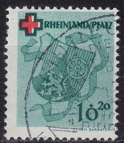 GERMANY Alliiert Franz. Zone [RheinlPfalz] MiNr 0042 A ( O/used ) [01]