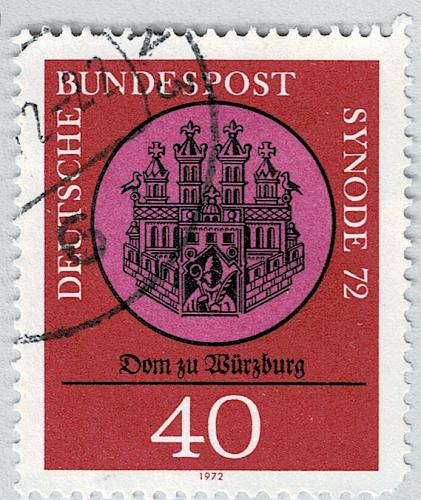 Germany Coat of arms red 40 Used (BP91430)