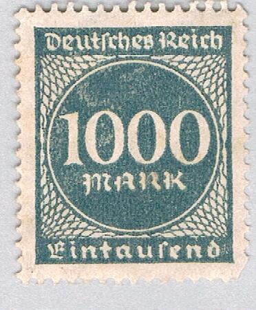 Germany 234 Unused 1000 Marks 2 1922 (G0674)+