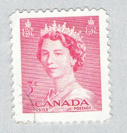 Canada 327 Used QEII 1953 (BP59732)
