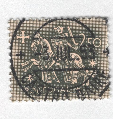 Portugal Used Knight on horse Gray 250 (BP88516)