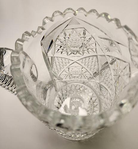 American Brilliant Period Cut Glass Antique ABP tg