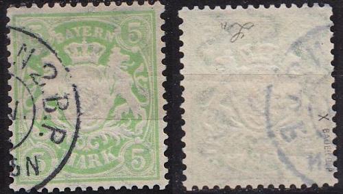 GERMANY Bayern Bavaria [1900] MiNr 0070 x ( O/used ) [01] gepr&uuml;ft