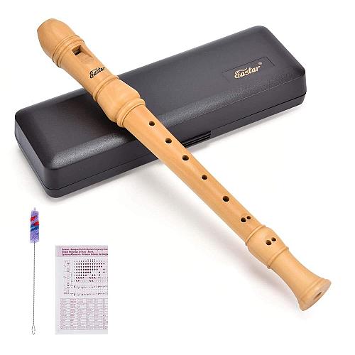Eastar Soprano Recorder Instrument for Kids Adults Beginners Baroque fingerin...