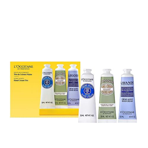 L’OCCITANE Hand Cream Classics 3-Piece Set Moisturizing Hand Creams Shea Almo...