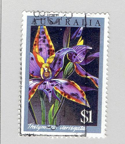 Australia Orchid purple $1.00 Used (BP91302)