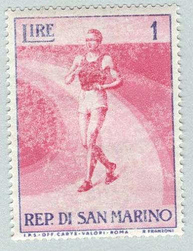 San Marino 345 Walking Racer MNH 1 (BP96211)