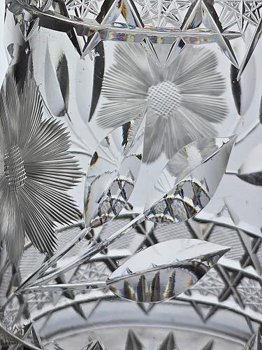 Antique Pitcher Cut Glass IRN10