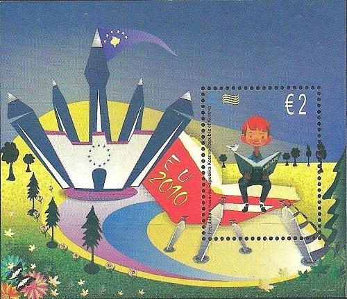 Kosovo Stamps 2010. EUROPA CEPT. Children's Books. Block MNH