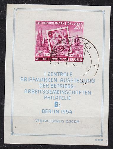 GERMANY DDR [1954] MiNr 0445 Block 10 B ( O/used ) [01]