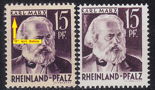 GERMANY Alliiert Franz. Zone [RheinlPfalz] MiNr 0005 vv,yv I ( **/mnh )