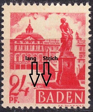 GERMANY Alliiert Franz. Zone [Baden] MiNr 0008 vv II ( **/mnh )