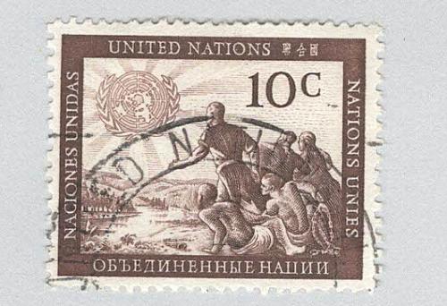 UN NY 6 Peoples of the World Used 1 (BP95902)