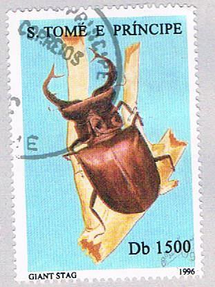 Saint Thomas and Prince Is 1287d Used Giant stag CV 4.00 (BP20812)