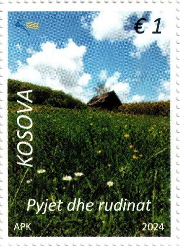 Kosovo Stamps 2024. Forests and meadows. Definitive stamps 1.00 MNH